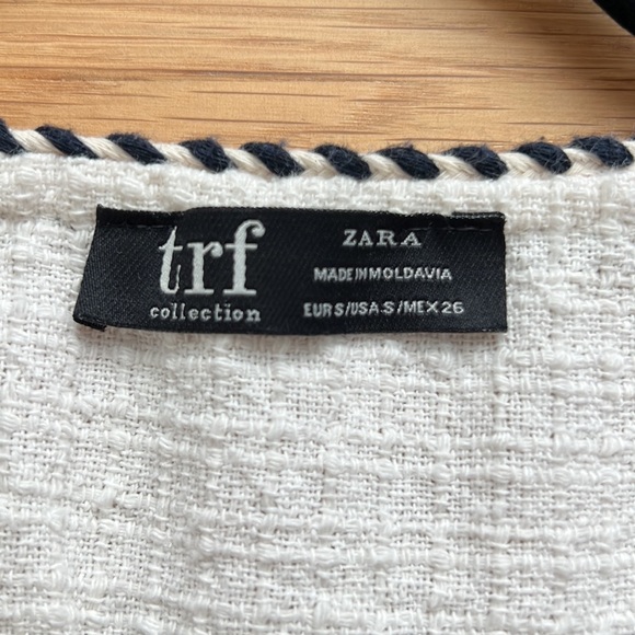 Zara Cream Shift Dress - Picture 2 of 4